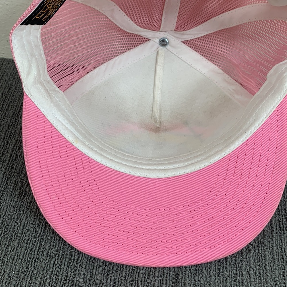 The Classics Yupoong Trucker Hat Womens Adjustable Kelsey Spray Painted Snapback - Picture 12 of 16